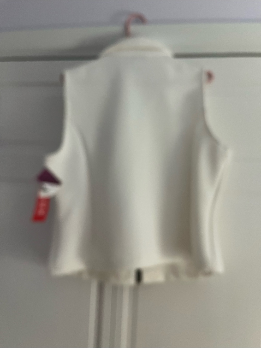 Women’s White Sleeveless Vest - Clean Minimal Style